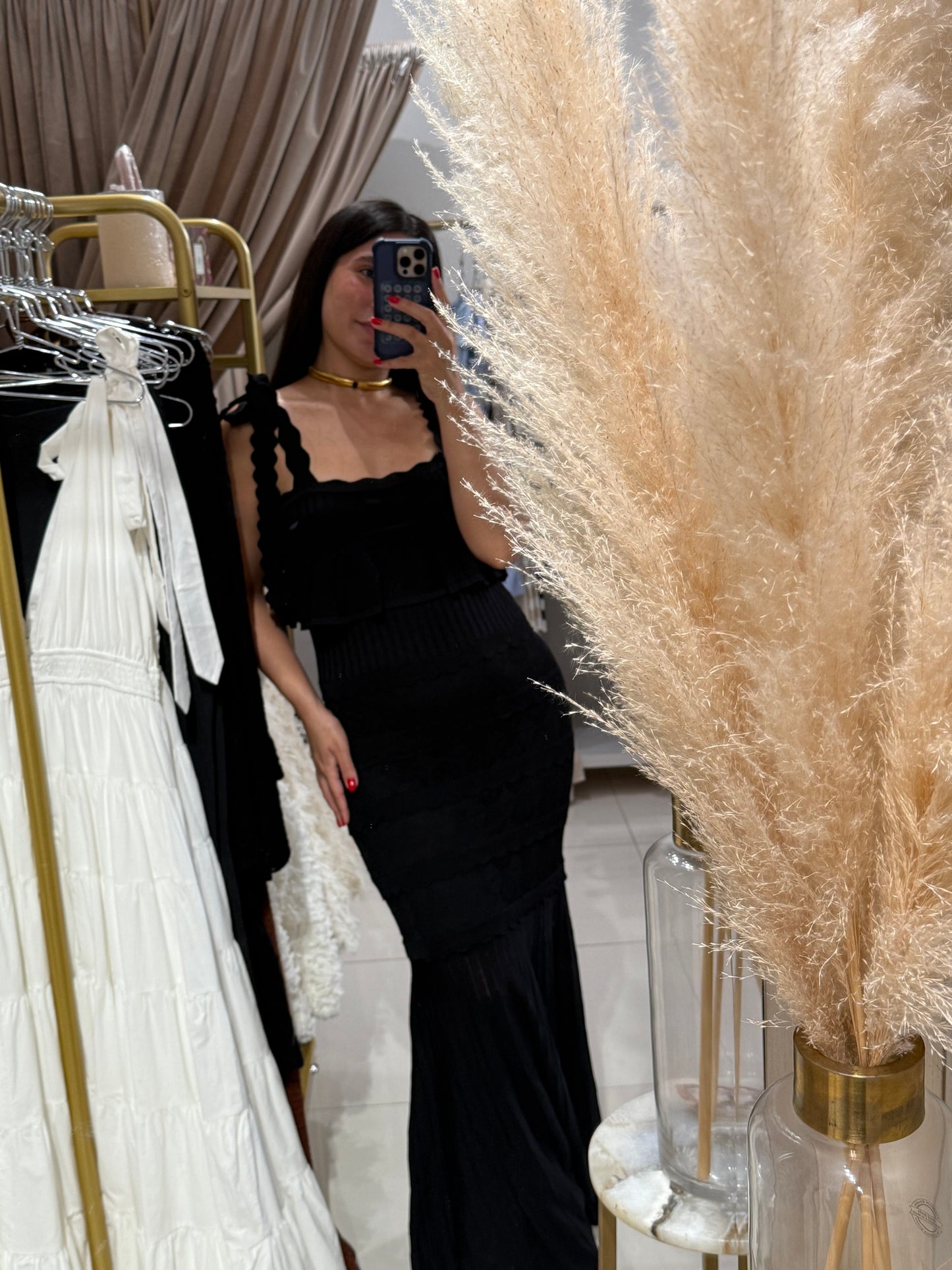 BLACK RESORT DRESS